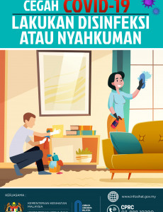 Cegah COVID-19 : Lakukan Disinfeksi Atau Nyahkuman